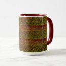 Buscar grabada en relieve tazas Verde