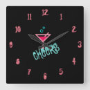 Buscar bebidas alcohólicas relojes de pared Martini