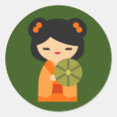 Buscar kokeshi pegatinas Kawaii