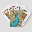 Buscar pavo real barajas de cartas Fotografía