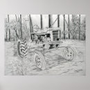 Buscar tractor arte Vintage