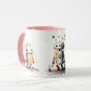 Buscar robot tazas Ilustracion