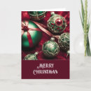 Buscar bolas tarjetas de navidad Rojo y verde