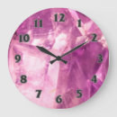 Buscar cristal relojes de pared Morado