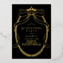 Buscar negro invitaciones quinceañera Para niños