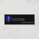 Buscar ambulancia tarjetas de visita Estrella de la vida