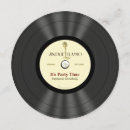 Buscar discos de vinilo invitaciones Retro
