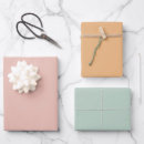 Buscar naranja y verde papel de regalo Rosa