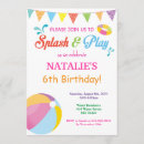 Buscar nadar invitaciones Bola de playa