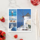 Buscar santorini grecia servilletas Verano