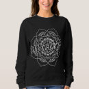 Buscar mandalas sudaderas Blanco y negro