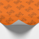 Buscar halloween papel de regalo Naranja