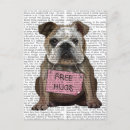 Buscar de bulldog postales Hojas de flores