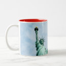 Buscar icono americano tazas Estatua de la libertad