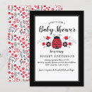 Buscar ladybug invitaciones Floral