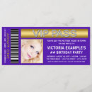 Buscar boleto de la admisión invitaciones Pase vip