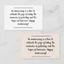 Buscar aniversario tarjetas de visita General y unisex