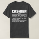 Buscar cajero camisetas Profesión