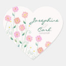 Buscar margaritas corazon pegatinas Floral