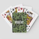 Buscar tallado barajas de cartas Verde