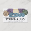 Buscar ganchillo tarjetas de visita El crocheting