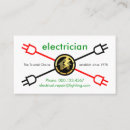 Buscar enchufe tarjetas de visita Electricista