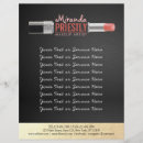 Buscar lápiz labial flyers Cosmetólogo