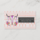 Buscar plumas la acuarela de tarjetas de visita Bohemio
