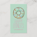 Buscar donut tarjetas de visita Postres