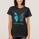 Buscar cáncer de tiroides camisetas Mariposa