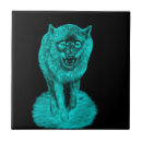 Buscar lobo negro azulejos Salvaje