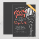 Buscar karaoke invitaciones Moderno