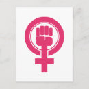 Buscar símbolo femenino postales Derechos de la mujer