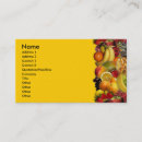 Buscar fruta tarjetas de visita Vegetariano