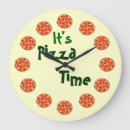 Buscar pizzería relojes de pared Salchichones