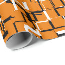Buscar naranja negro papel de regalo Moda