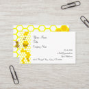 Buscar abejas la miel de tarjetas de visita General y unisex