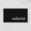 Buscar colorist tarjetas de visita Salón