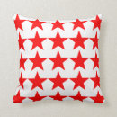 Buscar estrellas del rojo cojines Patriótico