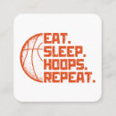 Buscar aros tarjetas de visita Baloncesto