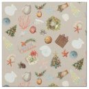 Buscar navidad tropical telas Rojo