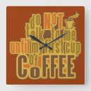 Buscar coffee relojes de pared Café