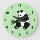 Buscar oso panda gigante de relojes de pared Vida silvestre
