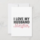 Buscar amo a mi marido tarjetas Esposa