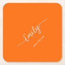 Buscar naranja posavasos Cuadrado