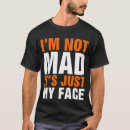 Buscar cara triste camisetas Divertido