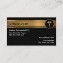Buscar ginecólogo tarjetas de visita Gynecology
