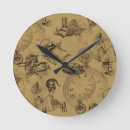 Buscar cheshire relojes de pared Negro