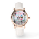 Buscar de la torre eiffel relojes Rosa