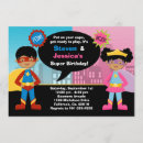 Buscar héroes invitaciones Afroamericano